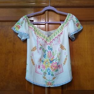 Flying Tomato Off- Shoulder Top